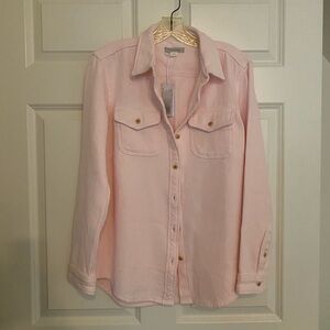 NWT Outerknown Blanket Shirt Chroma light pink size XS/S